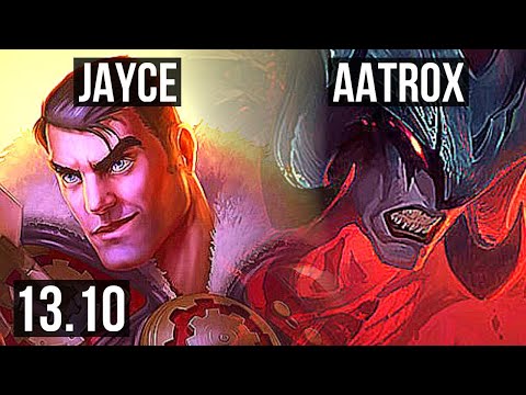 JAYCE vs AATROX (TOP) | 7/1/9, Rank 13 Jayce | KR Challenger | 13.10