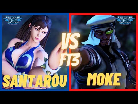 SFV 🌟 Moke (Rashid) vs Santarou (Chun Li) FT3 🌟 Street Fighter V