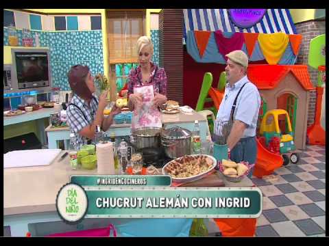 Bifes de cerdo a la mostaza con chucrut con Ingrid Grudke Parte 2