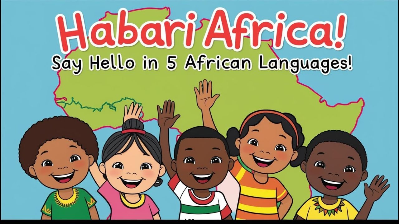 Learn How to Say Hello in 5 African Languages | Hello Around Africa | Fun African Greetings For Kids