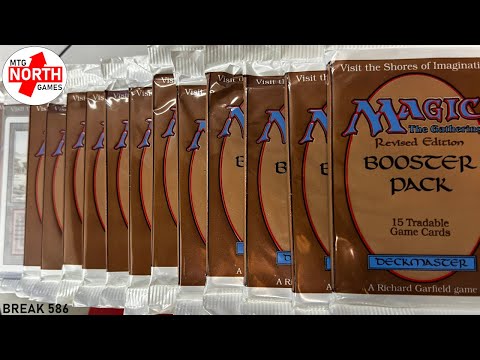 Opening 16 Revised Edition Booster Packs - 1994 Magic the Gathering