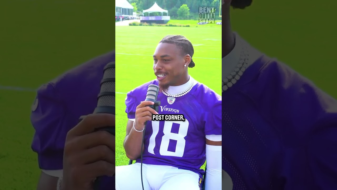 Justin Jefferson reveals his favorite route 😭🔥