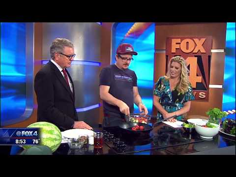 Charred Tomato, Cucumber & Watermelon Salad