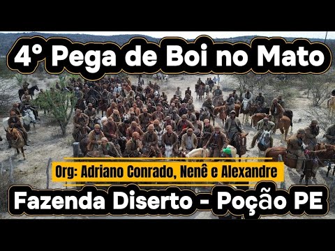 4° Pega de Boi no Mato Fazenda Diserto, Poção Pe Org: Adriano Conrado, Nenê e Alexandre 