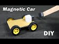 How To Make A Magnet Powered Toy Car Working Model School Science Project