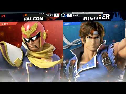 SOS 165 SSBU Loser Semis - CRUP!!! (Captain Falcon) vs Asotil (Richter)