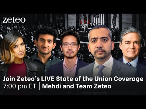 Mehdi and Team Zeteo Live-React to Trump's State of the Union Address