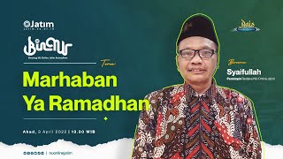 Binnur (Bincang NU Online Jatim Ramadhan) bersama Syaifullah