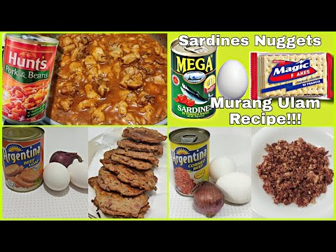4 Canned Goods Recipe | Ways to Cook Canned Foods | De Lata Recipes