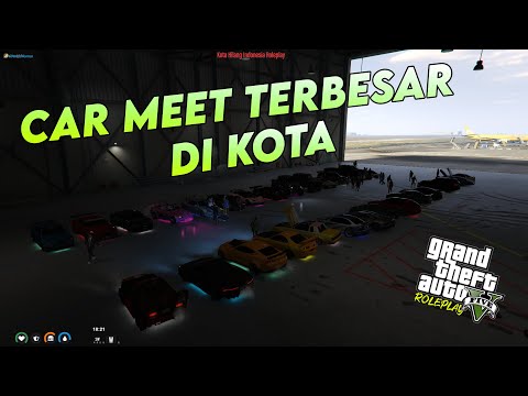 EVENT CAR MEET TERBESAR DI KOTA !! GTA V ROLEPLAY INDONESIA