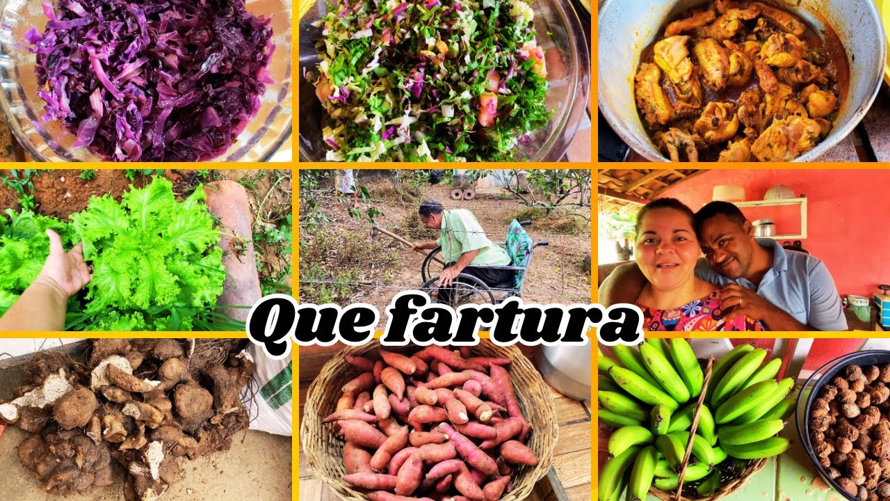 MUITA FARTURA POR AQUI, TRABALHO, ALEGRIA E DISPOSIÇÃO.  #roça