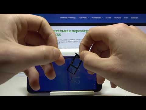 Как вставить SIM-карту и карту памяти в DOOGEE X55 — Первые шаги
