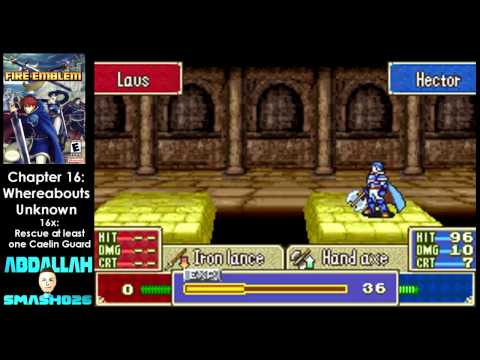 Let's Play GBA Fire Emblem:  Chapter 16 - "Whereabouts Unknown" Walkthrough with Abdallah