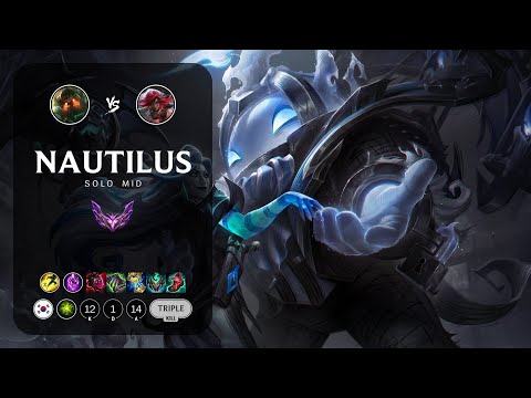 Nautilus Mid vs Katarina - KR Master Patch 14.3