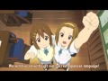 Yui and Ritsu's thoughts on English