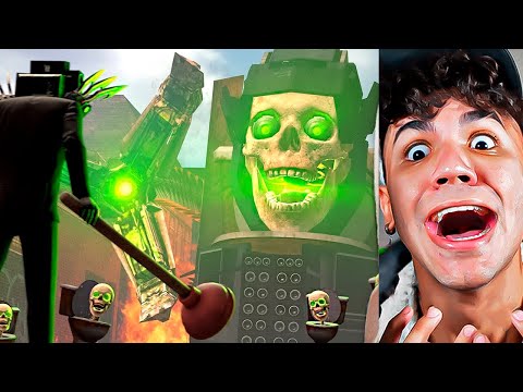 Esta é a MELHOR versão de Skibidi Toilet JA FEITA!! (skibidi wars todos os episódios)