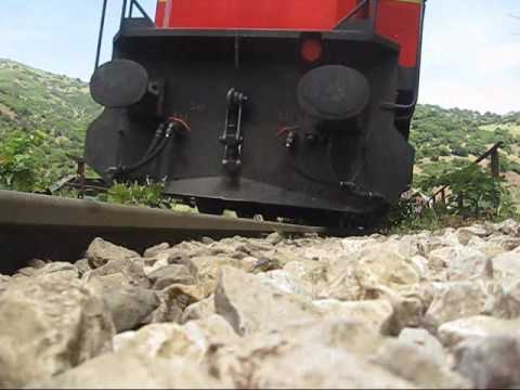 MLW A458 at Karya bridge with excursion train