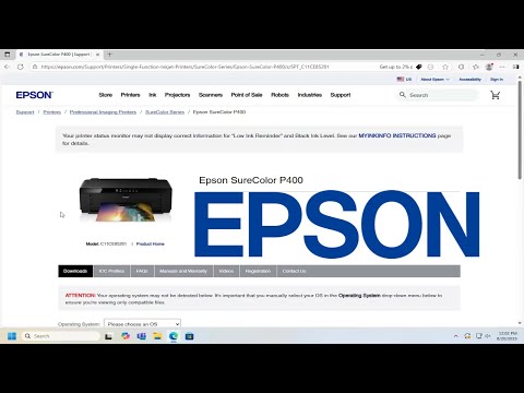 Thumbnail for How To Install and Setup Epson SureColor P400 Printer [Guide]