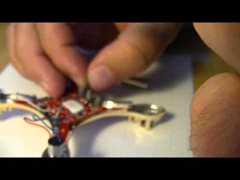 MongoTV_519  - Part 1 - Mongo Drones - Solder 2 Motors On HT F803C Micro Drone And Testfly