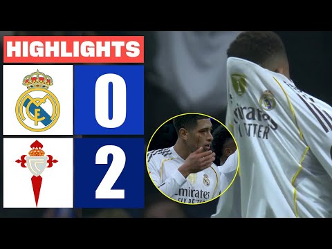 Real Madrid vs Celta Vigo 0-2 Full Highlights (English Commentary)
