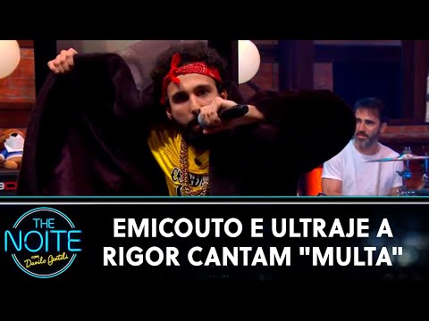 Emicouto e Ultraje a Rigor cantam "Multa" | The Noite (20/07/20)