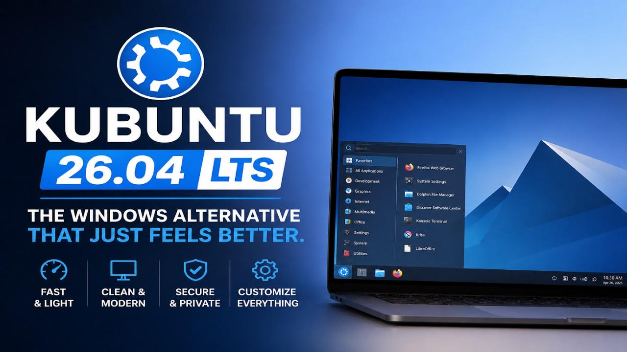 Kubuntu 26.04 LTS — The Windows Alternative That Just Feels Better