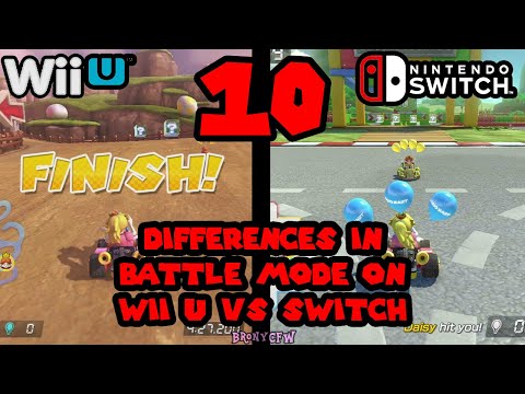 10 Differences Between Mario Kart 8 Battle Mode on Wii U vs. Switch!