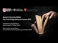 The 2021 Frank Wright Memorial Lecture 2021 delivered by Professor Cécile Fabre.
