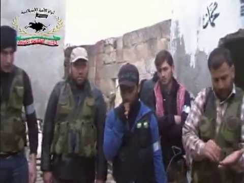 تجهيزات عناصر كتائب الطليعة المقاتلة قبل بدء عميلة مطار منغ العسكري في ريف حلب