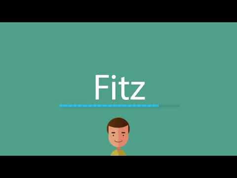 Fitz pronunciation