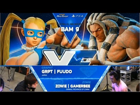 【SFV: Battle Arena Melbourne 9 - TOP 32】GRPT |  FUUDO vs ZOWIE | GAMERBEE