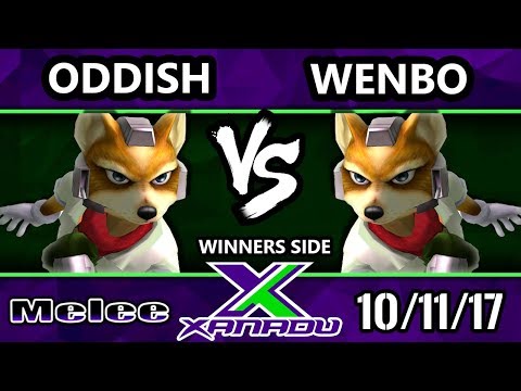 S@X 223 Melee - Oddish (Fox) Vs. Wenbo (Fox) - Smash Melee Tournament - SSBM
