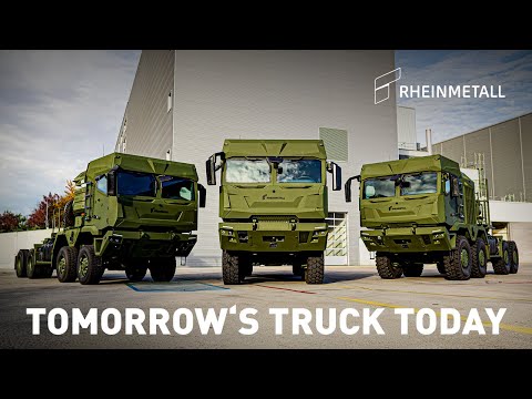Rheinmetall HX3 Common Tactical Truck – Driven by Technology