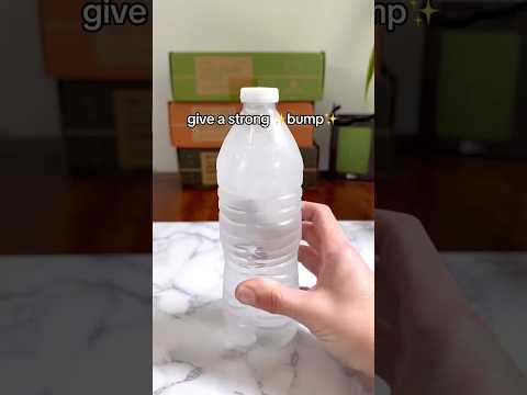 Easy instant ice trick! 🧊 #softice #scienceexperiments #kiwico