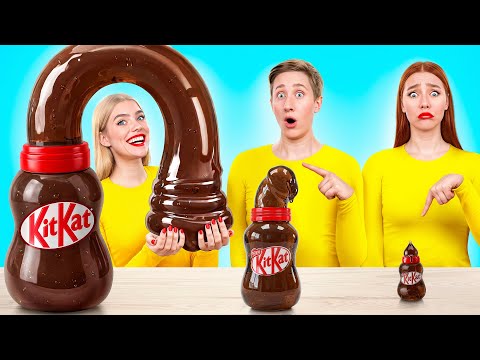 Big, Medium and Small Plate Challenge | Funny Kitchen Battle by Multi DO Challenge