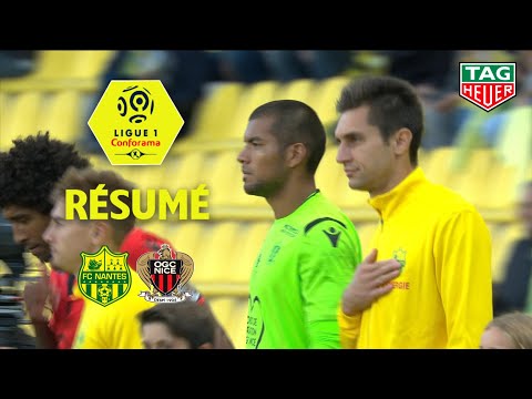 FC Nantes - OGC Nice ( 1-2 ) - Résumé - (FCN - OGCN) / 2018-19