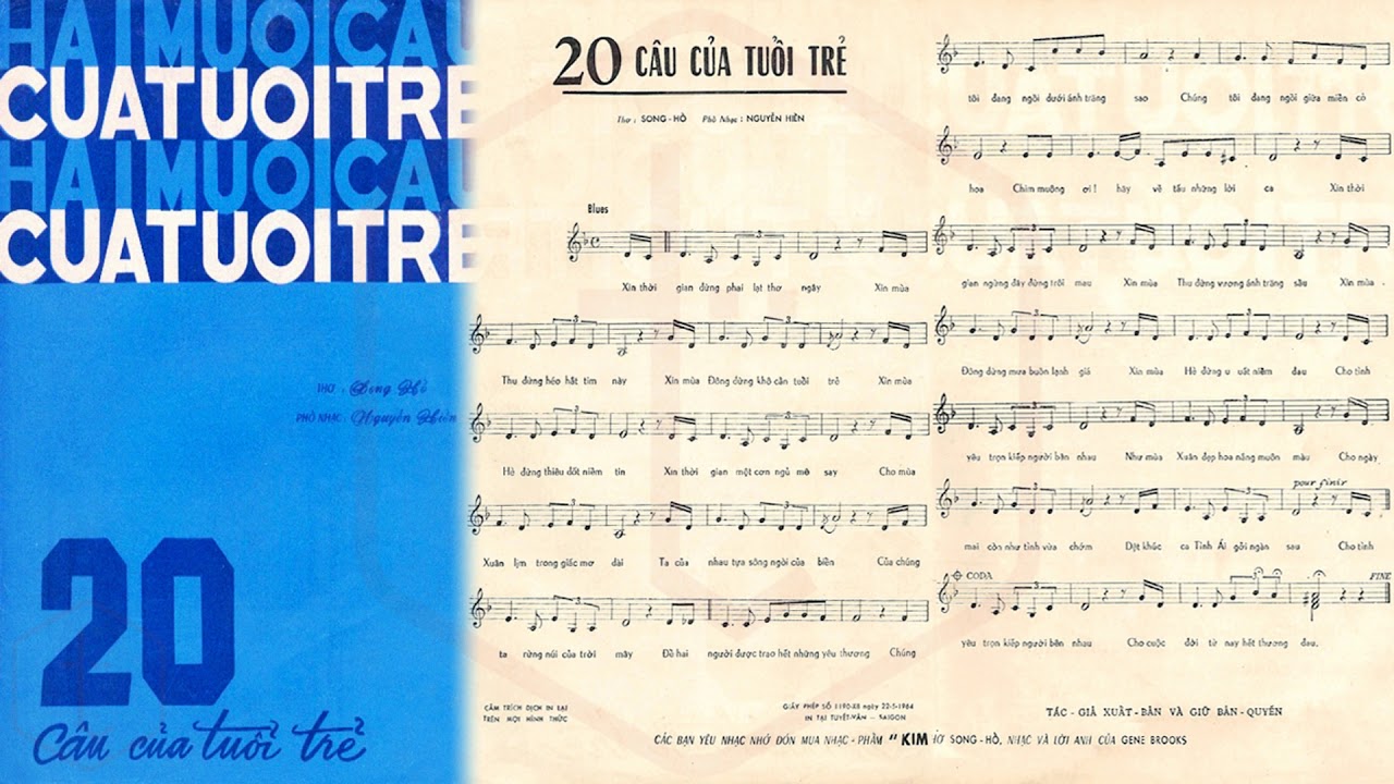 Tờ Nhạc Xưa Trước 1975