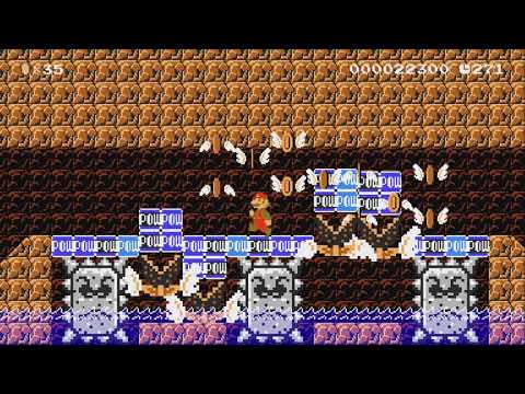 Crusher Cavern by Toy TV 42 - Super Mario Maker 2 - No Commentary 1bx