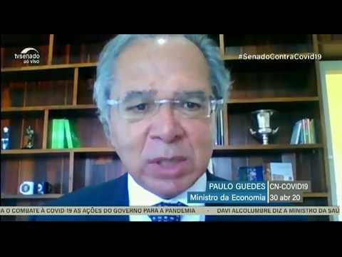 Plano de ajuda a estados e municípios pode chegar a 130 bilhões, afirma Paulo Guedes