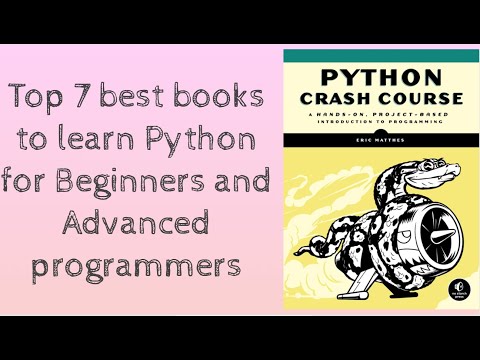 Top 7 best books to learn Python for Beginners and Advanced Level Programmers | SidhzCode |