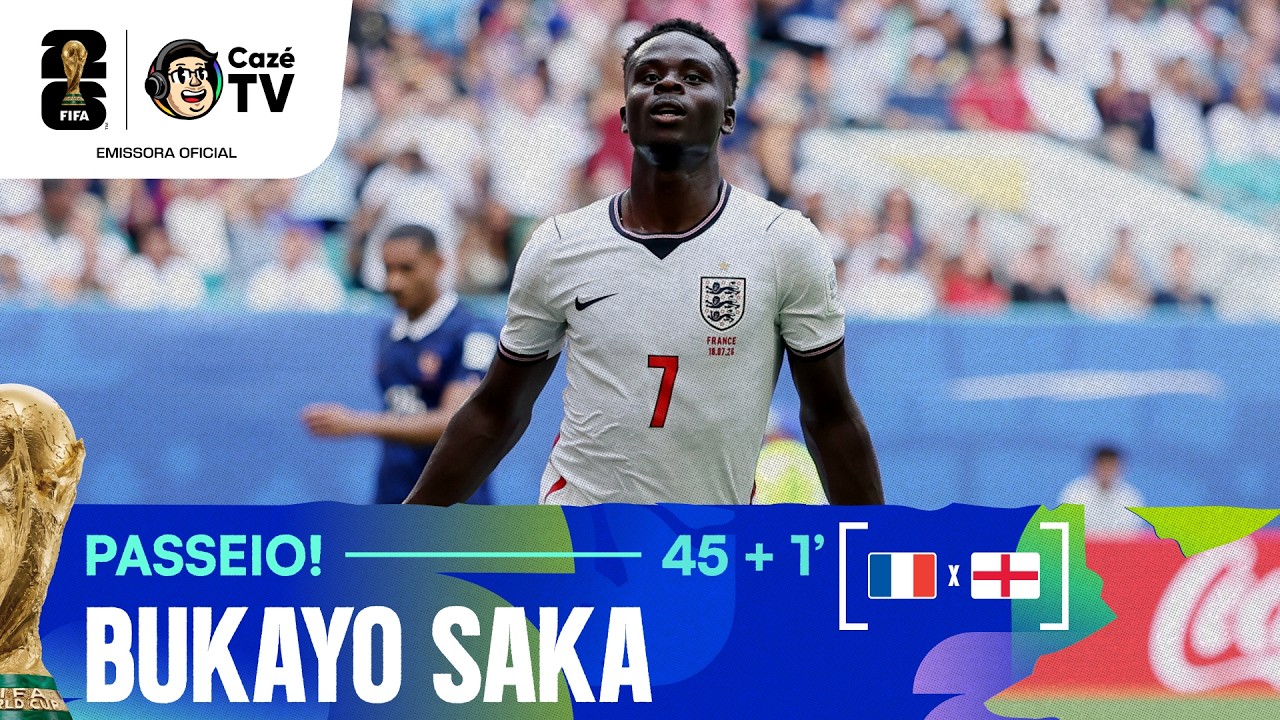 LÁ VEM ELES DE NOVO! SAKA FAZ O QUARTO DA INGLATERRA E AINDA ESTAMOS NO PRIMEIRO TEMPO