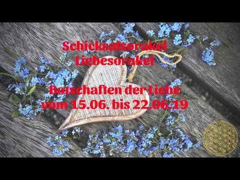 Schicksal Liebesorakel 15.06.  bis  22.06.2019 / Vollmond Orakel für die Liebe im Juni