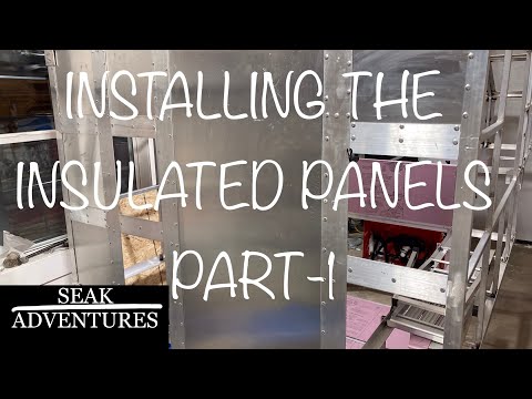 Building Our Truck Camper-E8- Installing the Wall Panels