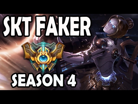 SKT T1 Faker Orianna vs Xerath Mid Lane Ranked Challenger Korea