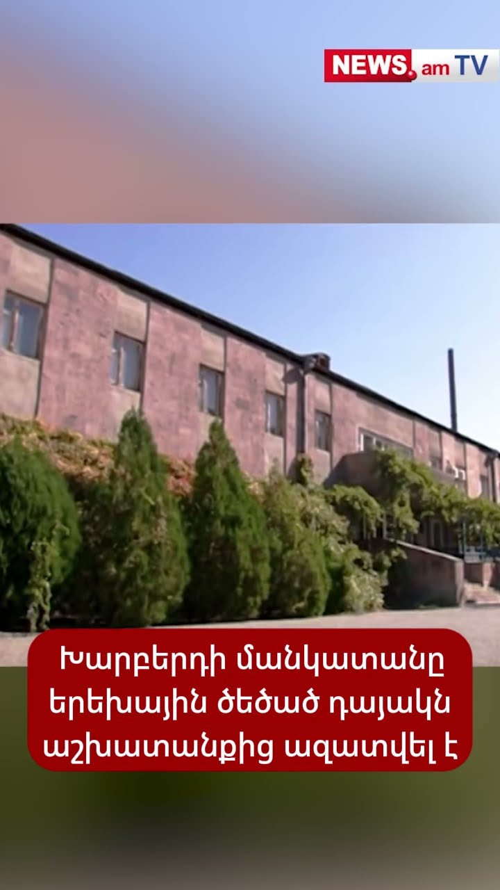 Խարբերդի մանկատանը երեխային ծեծшծ դայակն աշխատանքից ազատվել է