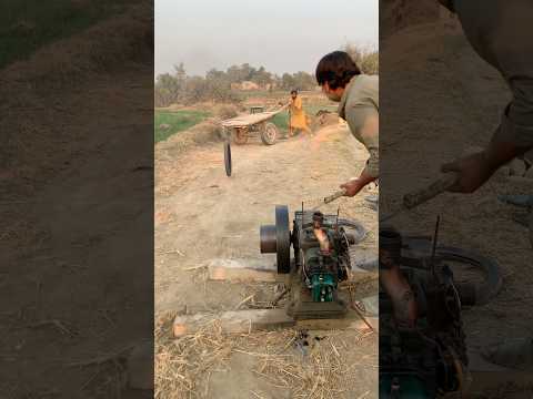 Start diesel engine with new high stunt