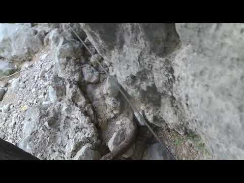 Anića Kuk (ferata-zahodna smer) - začetek