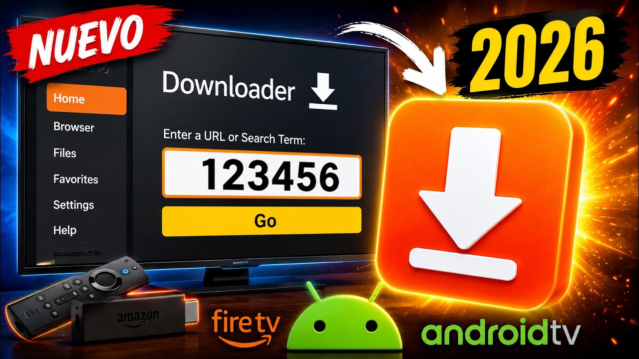 🔥 Nuevo Código Downloader 2026 para Fire TV y Android TV