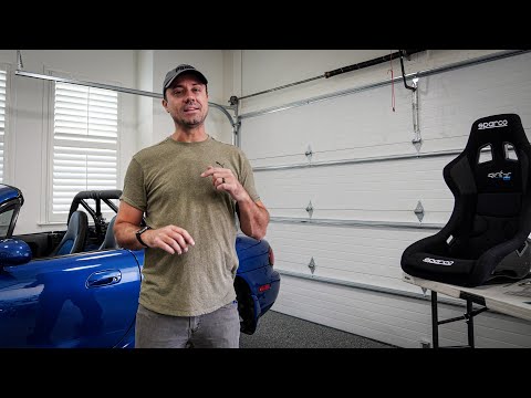 Bring a hammer. Sparco QRT-R install in 1999 MIata.