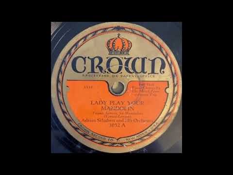 Adrian Schubert & his orchestra - Lady Play Your Violin (1931)